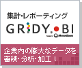 集計・レポーティングGRIDY BI 企業内の膨大なデータを蓄積・分析・加工!